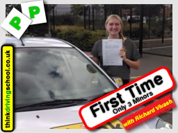 Passed with think driving school in July 2015