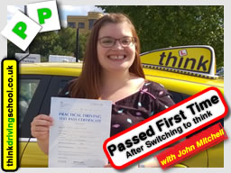 Passed with think driving school in August 2015