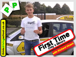 Passed with think driving school in August 2015