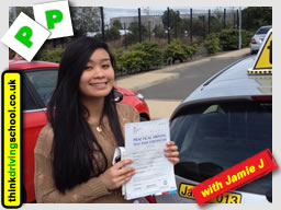 Passed with think driving school in August 2015