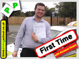 Passed with think driving school in August 2015