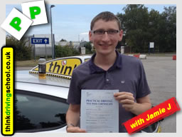 Passed with think driving school in August 2015
