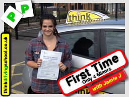 Passed with think driving school in August 2015
