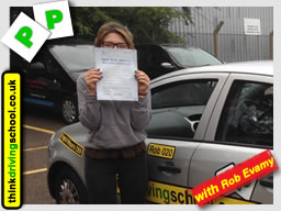 passed with rob evamy from bordon driving school