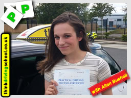 Passed with think driving school in August 2015