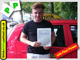 Passed with think driving school in August 2015