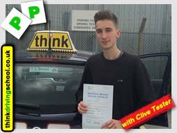Passed with think driving school in August 2015