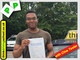 Passed with think driving school in August 2015