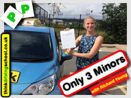 Passed with think driving school in August 2015