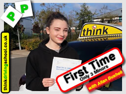 Passed with think driving school in October 2015