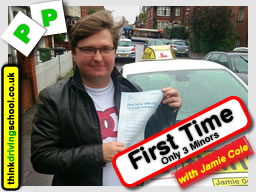 Passed with think driving school in October 2015