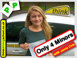 Passed with think driving school in October 2015