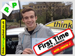 Passed with think driving school in November 2015