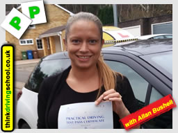 Passed with think driving school in December 2015