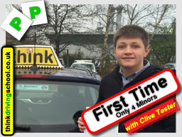 Passed with think driving school in January 2016