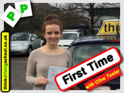 Passed with think driving school in January 2016