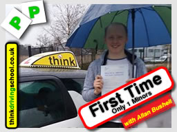 Passed with think driving school in February 2016