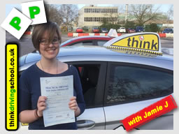 Passed with think driving school in February 2016