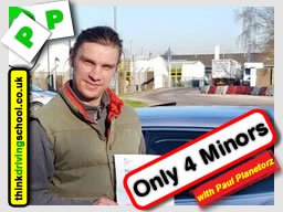 Passed with think driving school in February 2016