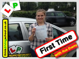 passed with rob evamy from bordon driving school