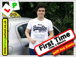 Passed with think driving school in July 2016