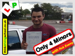 Passed with think driving school in July 2016