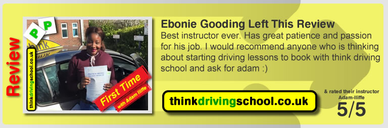 Passed with think driving school in March 2015