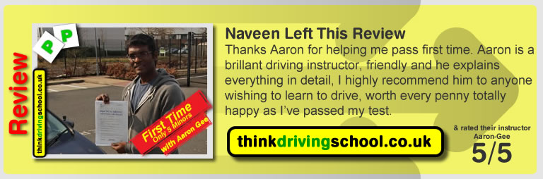 Passed with think driving school in April 2015