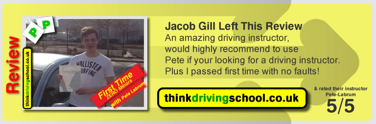 Passed with think driving school in April 2015