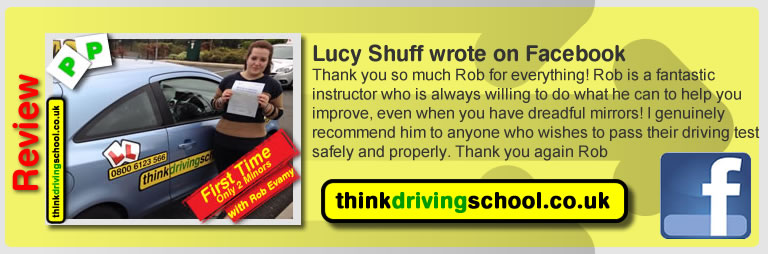 passed with rob evamy from bordon driving school