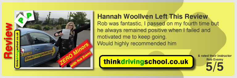 passed with rob evamy from bordon driving school