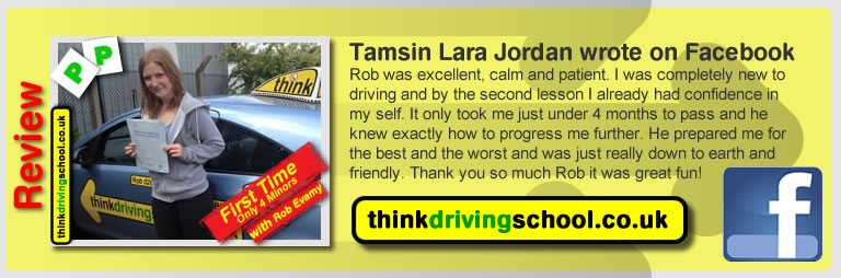 passed with rob evamy from bordon driving school