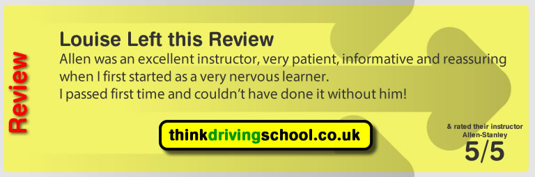 Think Driining School Review June 2015 B+E Lessons