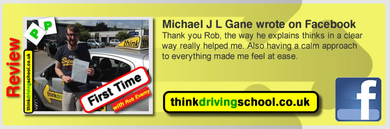 passed with rob evamy from bordon driving school
