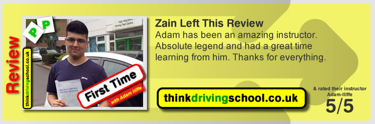 Passed with think driving school in July 2015