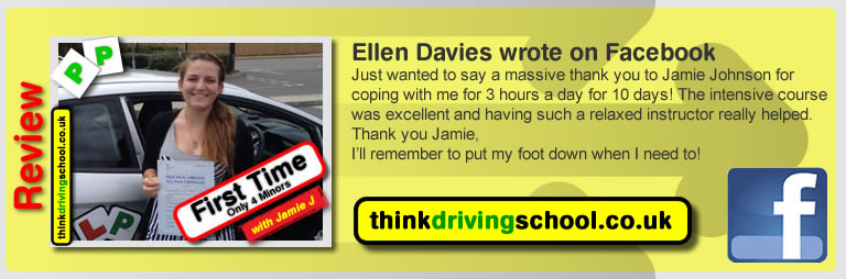 kayleigh wheeler left this awesome review of think drivng school