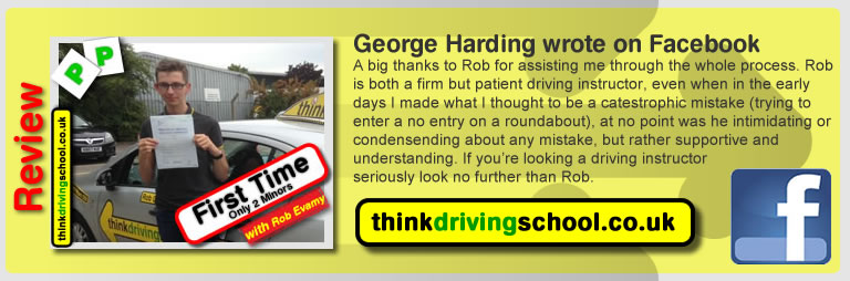 passed with rob evamy from bordon driving school