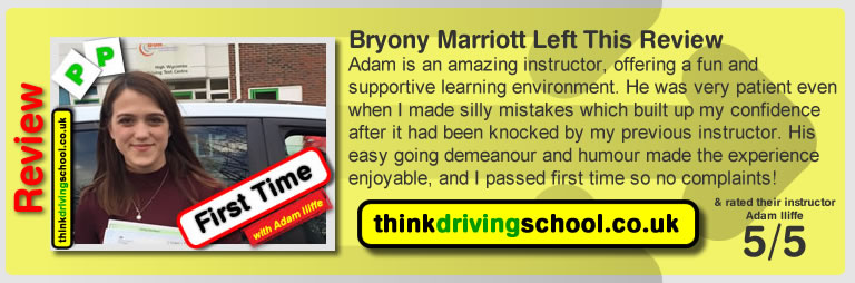 Passed with think driving school in November 2015