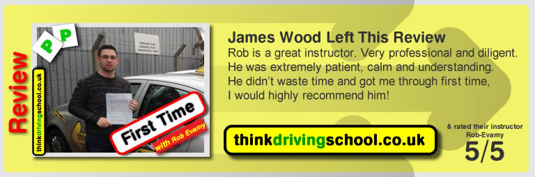 passed with rob evamy from bordon driving school