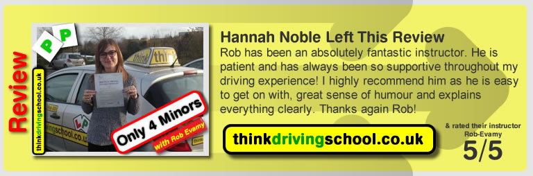 passed with rob evamy from bordon driving school