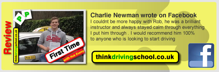 passed with rob evamy from bordon driving school