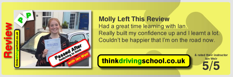 Passed with think driving school in January 2016