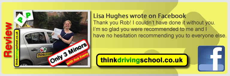 passed with rob evamy from bordon driving school
