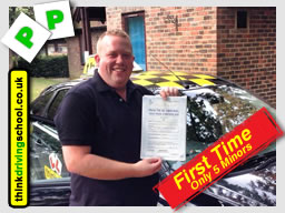Passed with think driving school in august 2014