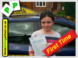 Passed with think driving school in august 2014