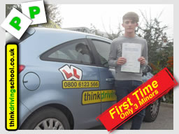 Passed with think driving school in october 2014