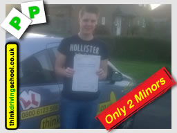Passed with think driving school in october 2014