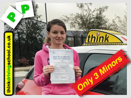Passed with think driving school in Decemeber 2014