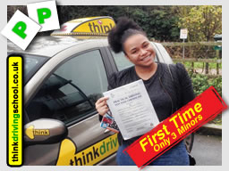 Passed with think driving school in Decemeber 2014