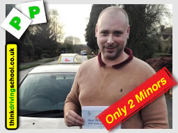 Passed with think driving school in Decemeber 2014